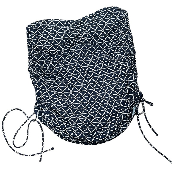 Lands' End Patterned blue and white tankini - Picture 1 of 4